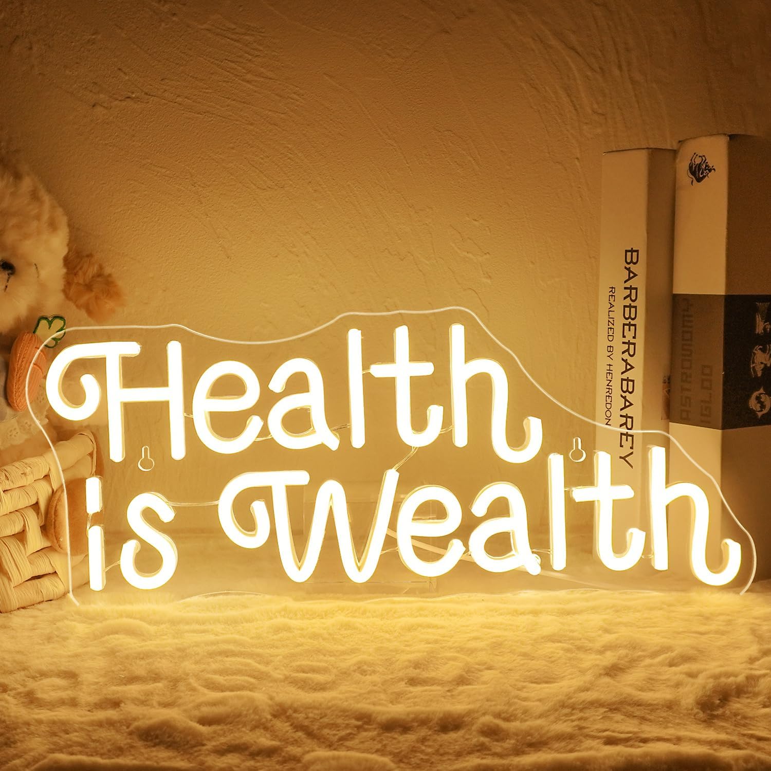 Health is Wealth Neon Sign USB - огляд і ціна Health Wellness Yoga