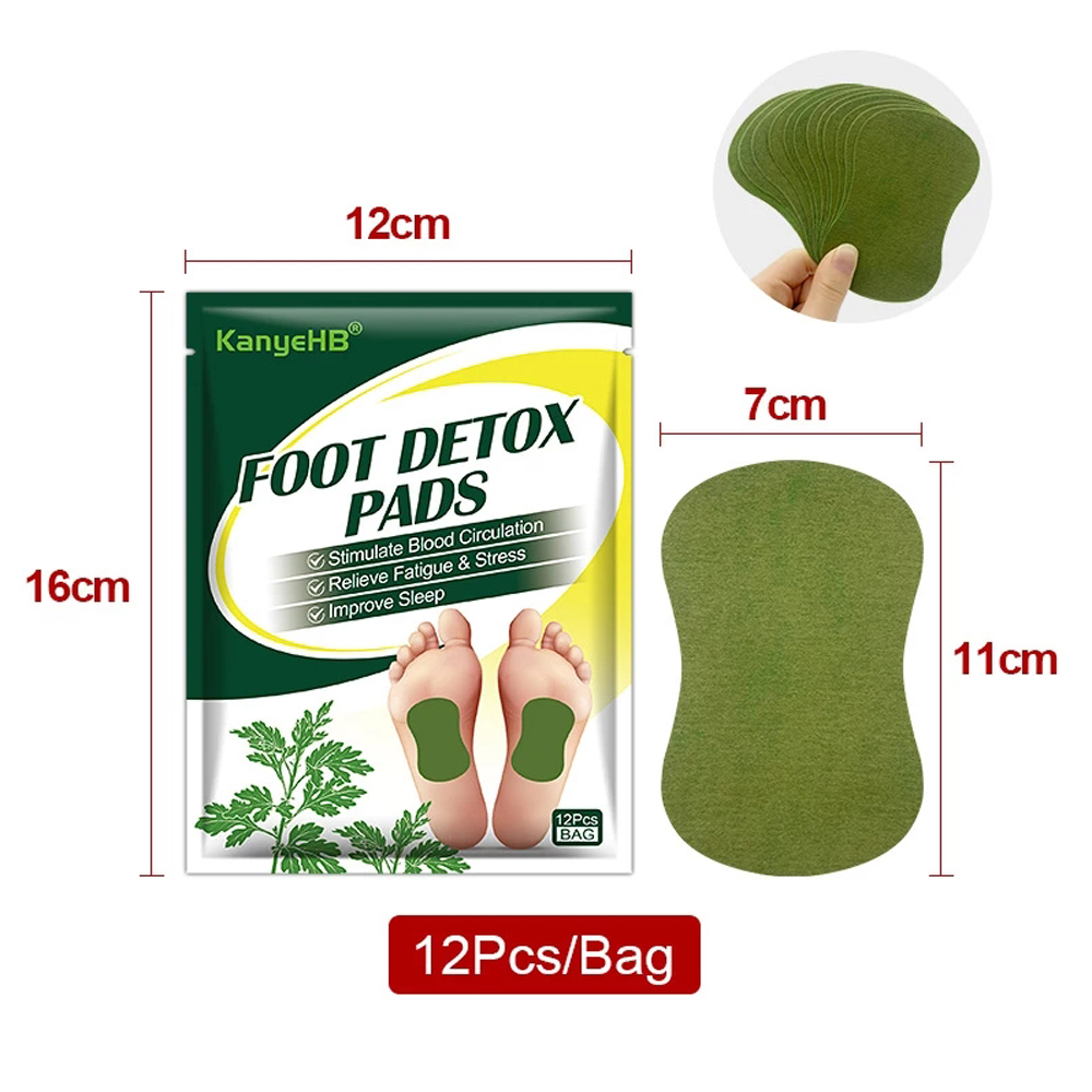 12-60PCS Detox Foot Patches Fe - огляд і ціна Detox Foot Patch